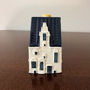 KLM Blue Delft Ceramic House
